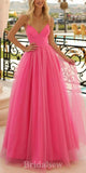 A-line Spaghetti Straps New Unique Popular Elegant Evening Formal Long Prom Dresses PD1420