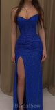 Mermaid Royal Blue Popular Sparkly Sequin Elegant Party Modest Women Evening Long Prom Dresses PD1494